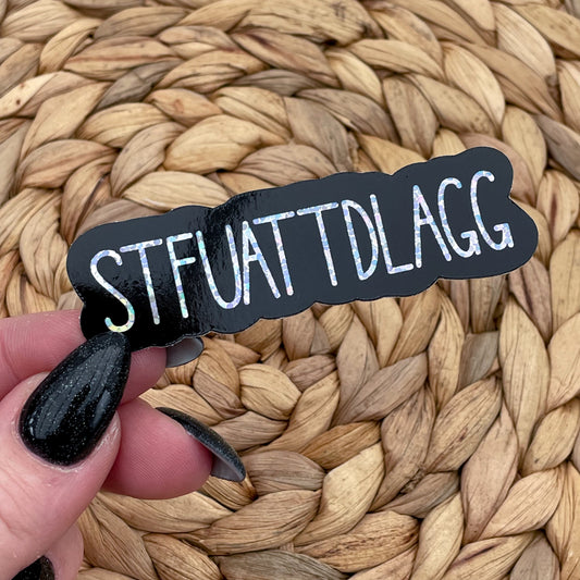 STFUATTDLAGG - klistermærke