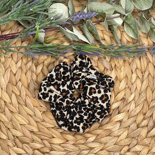 Scrunchies - leopard, mat - L