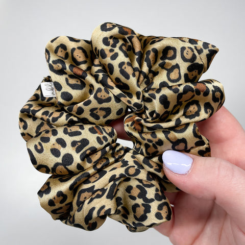 Scrunchies - leopard - L