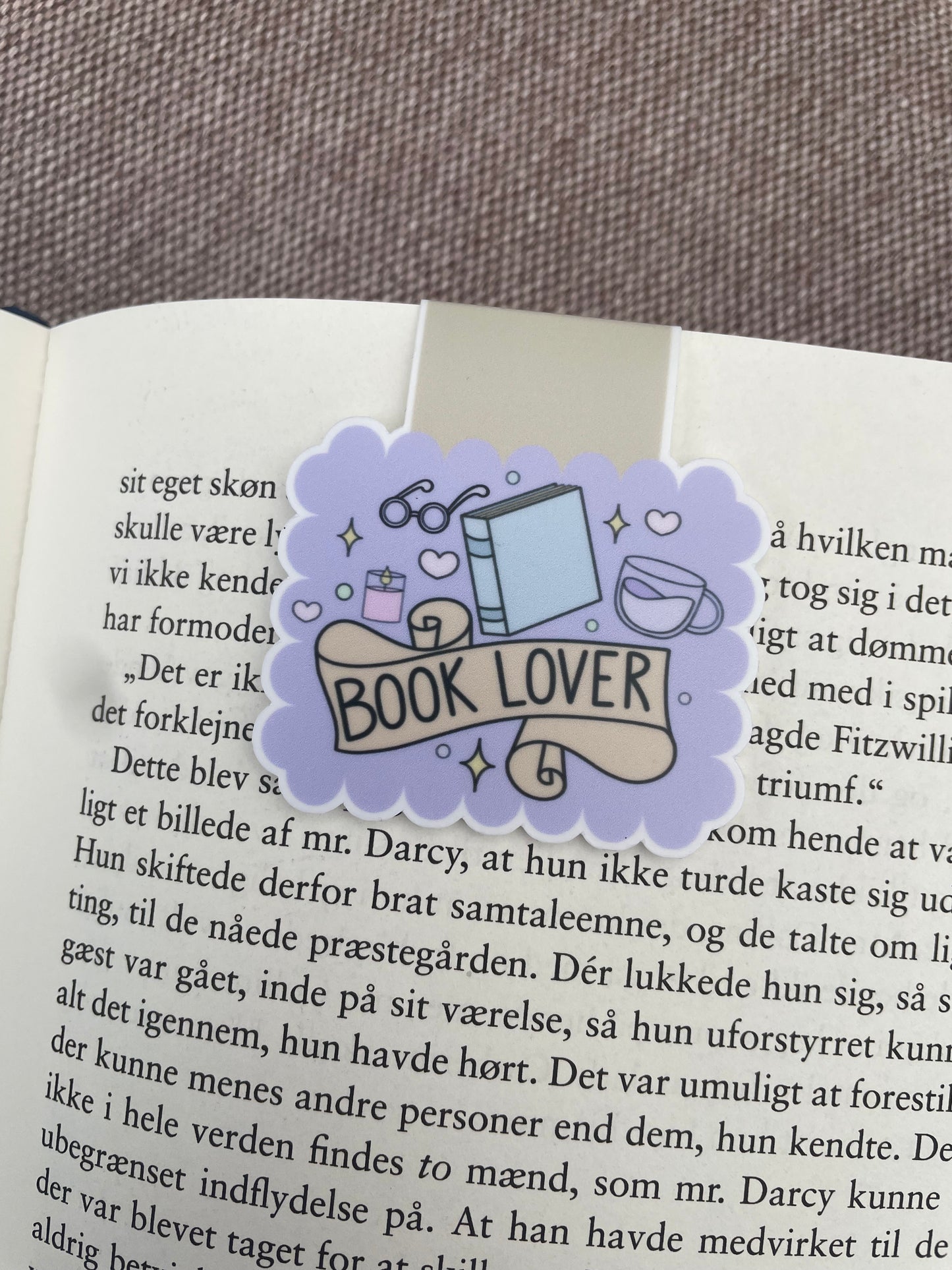 Book Lover - magnetisk bogmærke