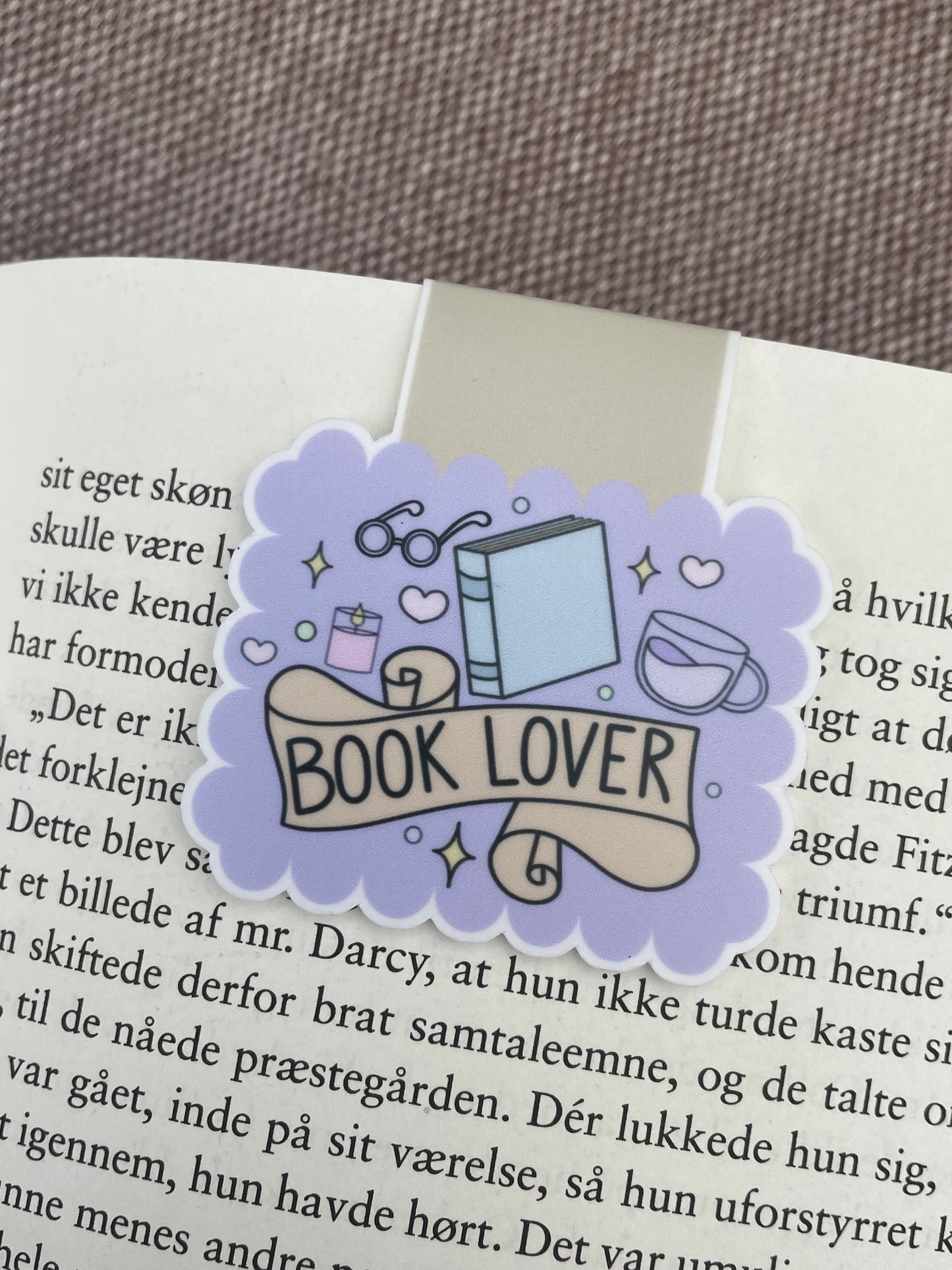 Book Lover - magnetisk bogmærke